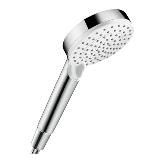 Лейка для душа Hansgrohe Crometta Vario Green (цвет - хром/белый), 2 вида струи (26336400) фото 1 Aquada.com.ua