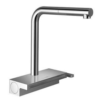 Смеситель для кухни Hansgrohe Aquno Select 250 2jet, sBox (цвет - хром), с вытяжным душем (73830000) фото 1 Aquada.com.ua