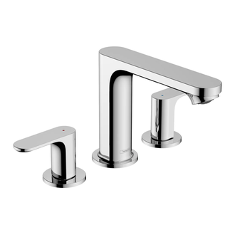 Смеситель для раковины 110 Hansgrohe Rebris S (цвет - хром), с донным клапаном 72530000