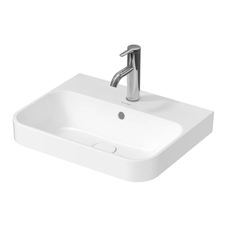 Раковина накладная на столешницу Duravit Happy D.2 Plus 50 х 40 см, белый глянцевый (2360500000) фото 1 Aquada.com.ua