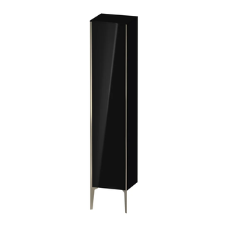 Шкафчик напольный Duravit XViu 40 x 36 х h201 см, чёрный глянцевый (XV1335LB140) фото 1 Aquada.com.ua