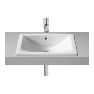 Раковина встраиваемая на столешницу сверху Roca Diverta 50 х 38 см (A327114000) фото 1 Aquada.com.ua