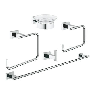 Набір аксесуарів 5 в 1 Grohe Essentials Cube New (40758001)