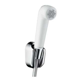 HANSGROHE Гигиенический душ, со шлангом 1,25м и держателем, белый/хром (32127000) фото 1 Aquada.com.ua