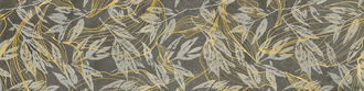 Плитка підлогова Softcement Graphite Decor Flower RECT 29,7x119,7x0,8 код 5197 Cerrad (5903313315197)