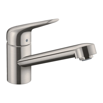 Кухонный смеситель 100, 1jet Hansgrohe Focus M42 (цвет - сталь) 71808800