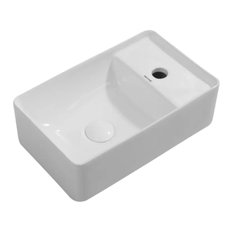 Mixxus Premium QUADRO-1201-L Раковина, белая (MP6505)