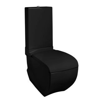 ARTCERAM Унитаз-компакт ArtCeram Hi-Line с сиденьем Soft Close, чёрный глянецевый (HIV003 03;00+HIC001) фото 1 Aquada.com.ua