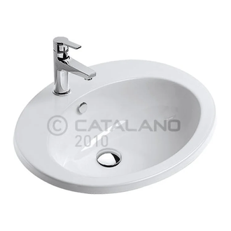 CATALANO Раковина встраиваемая (в столешницу) сверху Сatalano Zero 57 x 47 см (1INZE00) фото 1 Aquada.com.ua