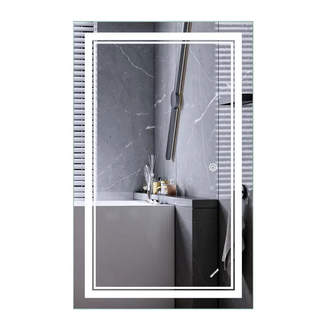 Дзеркало Mixxus Premium QUADRO MR20-50x80-Reverse з Led Touch, Anti-fog, димером, регулятором яскра (MP6620)