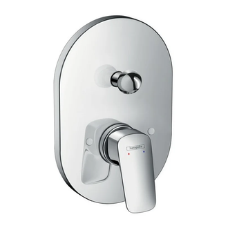 Смеситель для ванны Hansgrohe Logis (цвет - хром) (71406000) фото 1 Aquada.com.ua