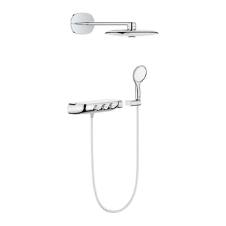 Душевая система скрытого монтажа с термостатом Grohe Rainshower System SmartControl 360 DUO Combi (цвет - хром) (264430001) фото 1 Aquada.com.ua