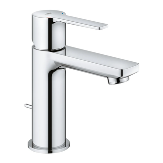 Смеситель однорычажный для раковины Grohe Lineare DN 15 XS-Size (цвет - хром) с доным клапаном (32109001) фото 3 Aquada.com.ua