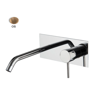 Змішувач для умивальника Fima Carlo Spillo, BRUSHED GOLD (F3051LX5OS)