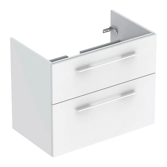 Тумба под раковину Geberit Selnova Square, slim rim 80 см, белый глянцевый 501.208.00.1