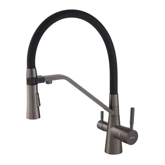 Mixxus Premium Magnet 021 Змішувач для кухні, графіт (MI6975)