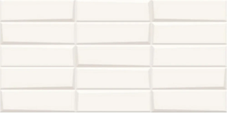OPOCZNO Mixform White STR Плитка стеновая, белая (8392) (TWZZ1105611718)