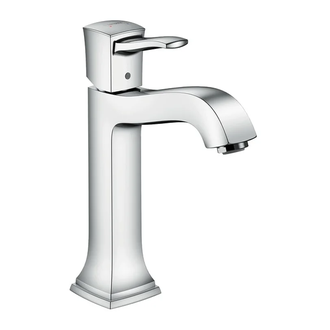 Смеситель для раковины Hansgrohe Metropol Classic (цвет - хром), с донным клапаном (31302000) фото 1 Aquada.com.ua