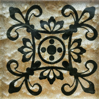 Вставка Tako GTР 73014 Venus Gold Brocade S1 73х73х8 Котто Кераміка (GTP 73014)