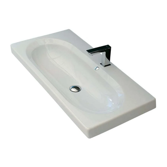 ARTCERAM Раковина подвесная ArtCeram BLEND 106 см BLL006 фото 1 Aquada.com.ua