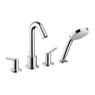 Смеситель на борт ванны Hansgrohe Talis (цвет - хром) (32314000) фото 1 Aquada.com.ua