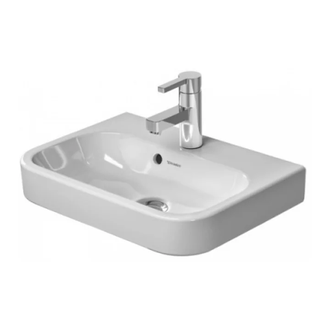 Раковина Duravit Happy D.2 50х36 см (без отв, для смесителя) (0710500060) фото 1 Aquada.com.ua
