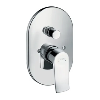 Смеситель для ванны, однорычажный Hansgrohe Metris (цвет - хром) (31484000) фото 1 Aquada.com.ua