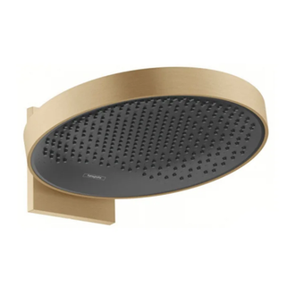 Верхний душ Ø 360 мм Hansgrohe Rainfinity, 1 тип струи (цвет - матовая бронза) (26230140) фото 1 Aquada.com.ua