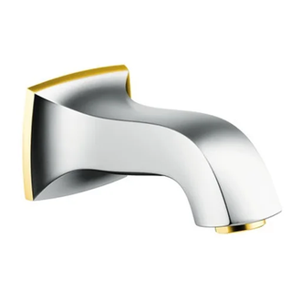 Излив на ванну Hansgrohe Metropol Classic (цвет - хром/золото) (13425090) фото 1 Aquada.com.ua