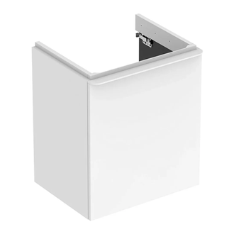 Тумба Geberit Smyle Square 53,6 см, корпус и фасад - белый глянец / ручка - белый мат 500.366.00.1