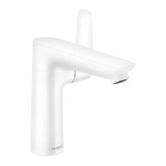 Смеситель для раковины Hansgrohe Talis E (цвет - белый матовый), с донным клапаном (71754700) фото 1 Aquada.com.ua
