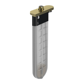 Шланг для лійки Hansgrohe SBox Square 1,45 м виразний в борт ванни, Polished Gold Optic (28010990)