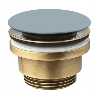 Донний клапан Nic Design, brushed bronze/cemento matt (007718047)