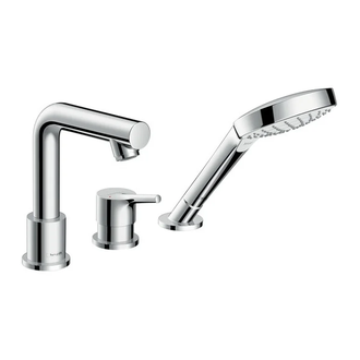 Смеситель на борт ванны Hansgrohe Talis S (цвет - хром) (72416000) фото 1 Aquada.com.ua