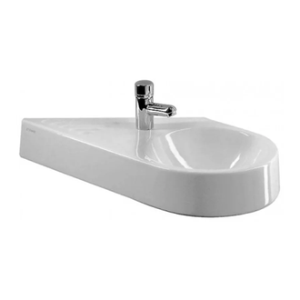 Подвесной умывальник Duravit Architec, чаша справа (0765650000) фото 1 Aquada.com.ua