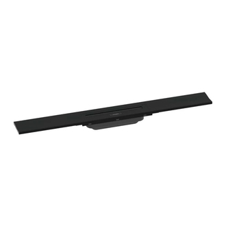 Верхня частина зливу для душу Hansgrohe RainDrain Flex для каналу (пристінний) 700 мм, Matt Black (56050670)