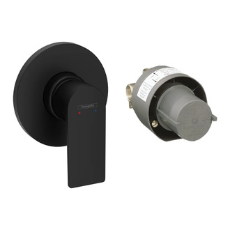 Hansgrohe Rebris E Змішувач для душу, чорний матовий (72658670)