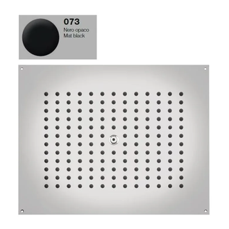 Верхній душ BOSSINI DREAM-RECTANGULAR для підвісної стелі 47x37сm, mat black (H38387000073016)