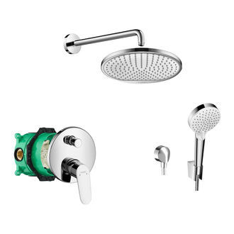 Душевая система скрытого монтажа Hansgrohe Focus (цвет - хром) (72494000) фото 1 Aquada.com.ua