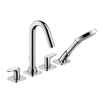 Смеситель на борт ванны Axor Citterio M (цвет - хром) (34444000) фото 1 Aquada.com.ua