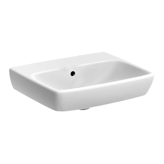 Маленькая (мини) раковина Geberit Selnova Square 50 х 42 см, без отверстия под смеситель (500.301.01.1)