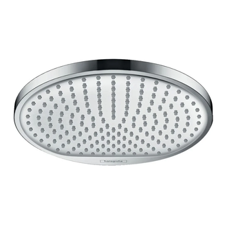 Верхній душ Hansgrohe Crometta S 240 1jet, EcoSmart 9л / хв, білий / хром (26724000)