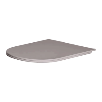 Кришка для унітазу Nic Design Pin Soft-Close, Cipria mat (005712060)