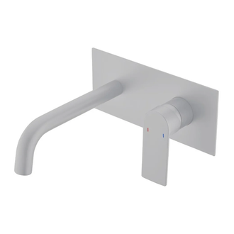 AIM DG503 змішувач для раковини, білий (DG503) (DG503 frosted white)