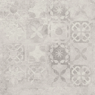 Плитка підлогова Softcement White Decor Patchwork RECT 59,7x59,7x0,8 код 8006 Cerrad (5903313318006)