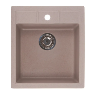 Мийка кухонна Zerix ZS-4651S-06 Бежева (ZX4565)