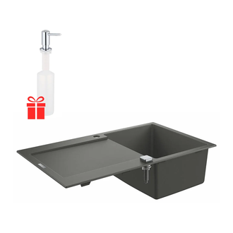 Набор Grohe мойка кухонная K500 31644AT0 + дозатор для моющего средства Contemporary 40536000 (31644AT040536000)