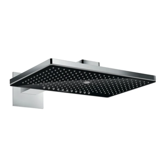 Верхний душ Hansgrohe Rainmaker Select 460 3jet9 (цвет - хром/чёрный) (24007600) фото 1 Aquada.com.ua