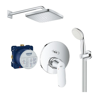 Набір змішувачів для душу Grohe Tempesta 250 Cube bundle, хром (UA26415SC4)
