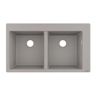Hansgrohe S510-F770 Кухонна мийка, Concretegrey (43316380)